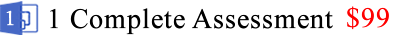 1 Domestic Violence / Batterers Intervention or Drug and Alcohol Assessment